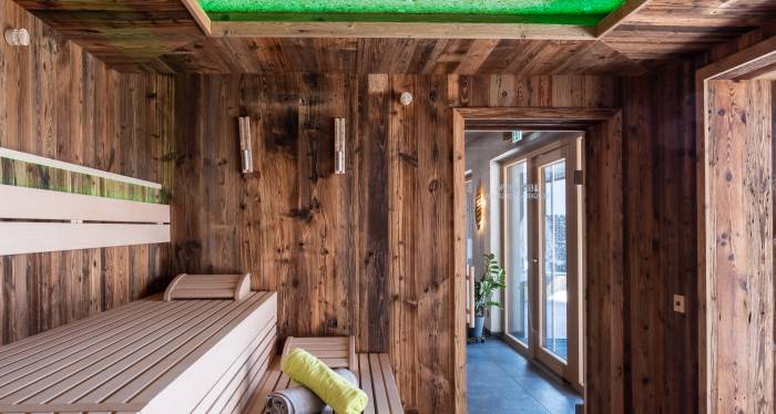 Holzsauna im Panorama Land & Wellnesshotel 
